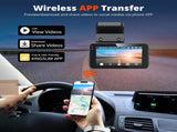 4K2.5K Dual Dash Cam with WiFi GPS ADAS, Front and Rear Car Camera Recorder with 32GB Card V462-TA-118-01