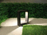 LED 7W 3000K IP65 Electrical Socket Light Post Terrace Outdoor Lighting Garden Lamp Black Warm White V1237-ZY-715-069