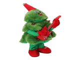 Electric Christmas Tree Plush Toy 8 Songs Continuous Play Glowing Swinging Singing Dancing Cute V1294-YM0718-3115220091312