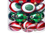 30PCS Xmas Balls Ornaments 2.4 Inch Plastic Multi Color Xmas Tree Hanging Balls for Holiday Birthday V1294-YM0901-3115240056111
