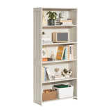 VEVOR 5-Tier Wide Bookshelf 173cm Wooden Freestanding Open Bookcase Shelf White V952-BSSJZFXBHB1LUKRBCV0