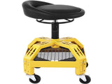 Rolling Garage Stool, 300LBS Capacity, Adjustable Height from 24 in to 28.7 in, Mechanic Seat with V952-HSGLJGCKXCDBDZBARV0
