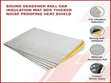 Sound Deadener Roll Car Insulation Mat 30% Thicker Noise Proofing Heat Shield V63-837251