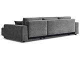Sarantino Caliana Reversible L Shape Sofa Bed with Storage & Backrest - Grey SOFA-MLM-326-GY