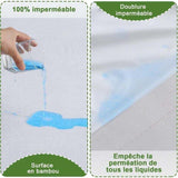 Waterproof Mattress Protector, Soft, Breathable, Anti-Mite, Deep Pocket, Hypoallergenic Mattress V1237-ZY-715-001