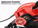 BAUMR-AG 2400W 355mm 14" Abrasive Metal Chop Saw Cut Off Machine, Soft Start, 45 Degree Mitre V219-SAWMCTBM3CVA