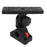 Fish Finder Mount Base 360 Degree Rotating Removable Boat Fish Finder Electronics Mount V1366-AZ2-W-18508