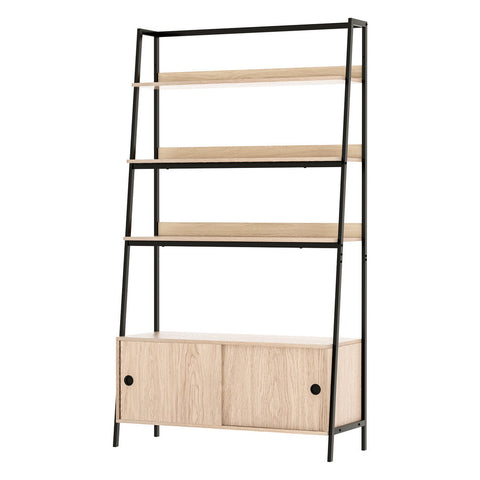 Artiss Bookshelf 5 Tier Cube Cabinet MIRA Oak FUR-T-DSHELF-01-WD-AB