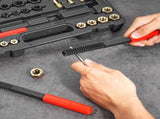 49-Piece Thread Chaser Set, UNC UNF and Metric Thread Restorer Tool, Rethreading Tool Kit with 22 V952-LWCXTZGYZ49PKBLRIV0