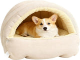 Cat Basket, Cat House, Cat Bed, Puppy Bed Cave, Nest-shaped Crate, for Daily Pet Care and Home Use, V1189-LC-DG-00261