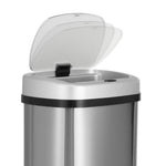 Devanti 50L Sensor Bin Motion Rubbish Automatic Silver SB-D-50-SS