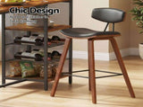 Artiss 3Pcs Bar Table and Stools Set Dining Table Solid Wood Kitchen Chairs Cafe Pub BA-TAB-SET-8782-4786