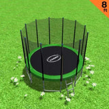 Kahuna Blizzard 8 ft Trampoline Green TRA-BLZ-08-GN