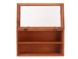 Wood Desktop Organizer Freestanding Wooden Display Shelves Desktop Display Cabinet for Mini Figures V1294-YM0901-3117250002611