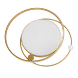 Modern LED Ceiling Light Dimmable Flush Mount Ceiling Lamp with Remote Control for Bedroom Living V1294-YM0901-3119250024611