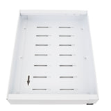 Expandable Pull Out Cabinet Organizer Adhesive Kitchen Carbon Steel Metal Slide Out Drawers White V1294-YM0901-3118240204211