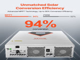 Hybrid Solar Inverter, 3500W, All in One Pure Sine Wave Power Inverter Charger, 220V AC, with V952-LWGPNKYTJ230DIY24V7