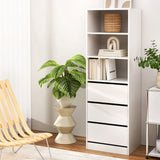 Artiss 3 Chest of Drawers Tallboy Cabinet White FURNI-L-CDR-3D3S-WH-AB