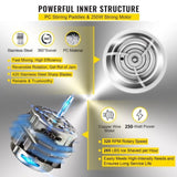Ice Shaver 265LBS/Hour Snow Cone Frozen Ice Shaving Slushie Dessert Maker Stainless Steel Food Grade V952-BBJ168SY000000001V3