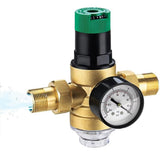 Home Plumbing Use Water Pressure Regulator, 34-Inch with Gauge and Mesh Filter, English Manual V1366-AZ2-W-21892