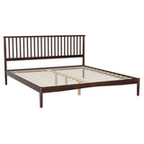 Artiss Bed Frame King Size Wooden Base Mattress Platform Timber Walnut VISE WBED-VISE-K-WAL-AB