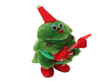 Electric Christmas Tree Plush Toy 8 Songs Continuous Play Glowing Swinging Singing Dancing Cute V1294-YM0718-3115220091312