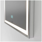 Aurea integrated led plug in wall mirror V178-68915