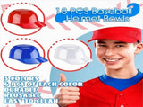 Baseball Helmet Ice Cream Snack Bowl 8 Oz Mini Cap Bowls Kids Chip Sundae Helmets Pack V1370-AZ4-11648