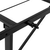 Artiss Folding Bed Frame Metal Base - King Single FOLD-D-KS-BK