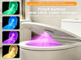 2-in-1 Motion Sensor Toilet UV Sterilizer Light with RGB Night Light Automatic Disinfection, V1341-ZY-V3KMT2DF-2PCS