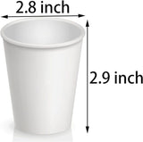 1000pcs 6oz Premium White Paper Coffee Takeaway Cups Bulk V563-PA0641-50-1BOX