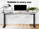 Artiss Standing Desk Motorised Dual Motor White 120CM HASD-268-BKDF-WHDB-120
