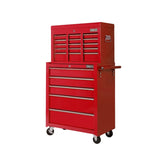 Giantz 14 Drawer Tool Box Cabinet Chest Mechanic Garage Storage Trolley Red TB-14DR-CH-RO-RED