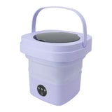 6.5L Washing Machine Folding Portable Automatic Deep Cleaning Wash and Spin Dry Washer with Water V1294-YM0703-3113230146813