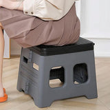 Portable Folding Toilet for Camping and Travel Grey V1308-DSZKI-207