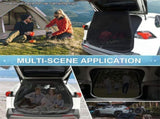 Car Tailgate Mesh Screen for SUV Camping Magnetic Car Tent for Tailgate Car Camping Accessories V1369-AZ3-W-01740