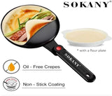 Electric Crepe Maker Frying Griddle Non Stick Pancake maker Baking Pan V612-SOK_CREPE_MAKER