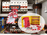 Electrical Lockout Tagout Kit, 59 PCS Safety Lockout Tagout Station With Padlocks, Hasps, Tags, V952-AQSJTZ59JDGXSQ3W2V0