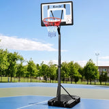 Everfit 2.6M Basketball Hoop Stand System Adjustable Portable Pro Kids Clear BAS-HOOP-260