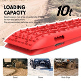 X-BULL Recovery tracks 10T Sand Mud Snow RED Offroad 4WD 4x4 2pc 91cm Gen 2.0 - red V211-AUEB-XBST001