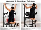 Powertrain Pull-Up & Dip Power Tower Multifunction Strength Training Station POW-IRP-DS8-BK