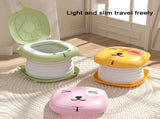 Car Folding Potty, cute cartoon design, folds in seconds for easy carrying, widened seat ring for V1232-LYZDMT002