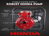 Fire Fighting Petrol Water Pump GP200 TWIN IMPELLER WITH A HONDA ENGINE V379-PETRLWTRGP6501