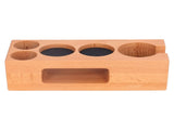 Coffee Tamper Holder Multifunction Food Safe Wooden Coffee Tamping Station for Coffee Lovers V1294-YM0523-3113220079411