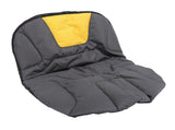 Tractor Seat Cover 600D Oxford Fabric Weatherproof Riding Mower Seat Cover Cushion Replacement Gray V1294-YM0901-3111240203211