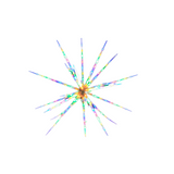 Samland 160 Led Blast Ice Star Ball Christmas Light Decoration Multi Colour Rgby V1060-160-BALL-MULTI