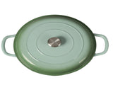 TOQUE 3.5L Enamel Dutch Oven Pan in Green Colour KT0181-3.5L-GN_NZ
