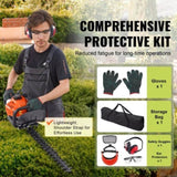 VEVOR 23.2-inch 26CC 2 Cycle Gas Hedge Trimmer, Gas Powered Handheld Hedge Trimmer with Sided V952-RQLLJSCSDZDLJ28IJV0