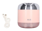 1000ml Air Humidifier Double Spray with Night Light USB Charging Mist Vaporizer for Home Pink V1294-YM0717-3113220184312