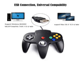 2 Pack USB Wired N64 Controller, suily Classic N64 PC Gamepad Joystick Controller for PC MAC Pi 3 V1192-AZ-W-10135